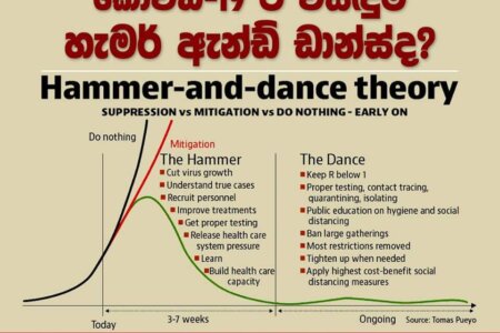 කොවිඩ්-19 ට විසඳුම හැමර් ඇන්ඩ් ඩාන්ස්ද?